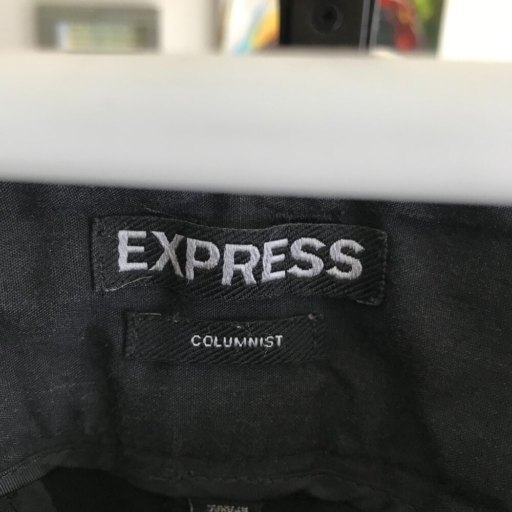 Express Columnist Size 10r Stretch Black Columnis… - image 4